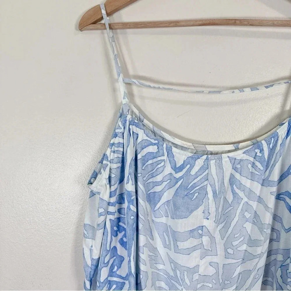 H&M Strappy Top White Blue Pattern - Picture 11 of 14